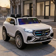 Детский электромобиль M 6355EBLR-1 белый Mercedes с EVA колесами